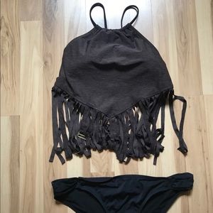 Halter bikini top.